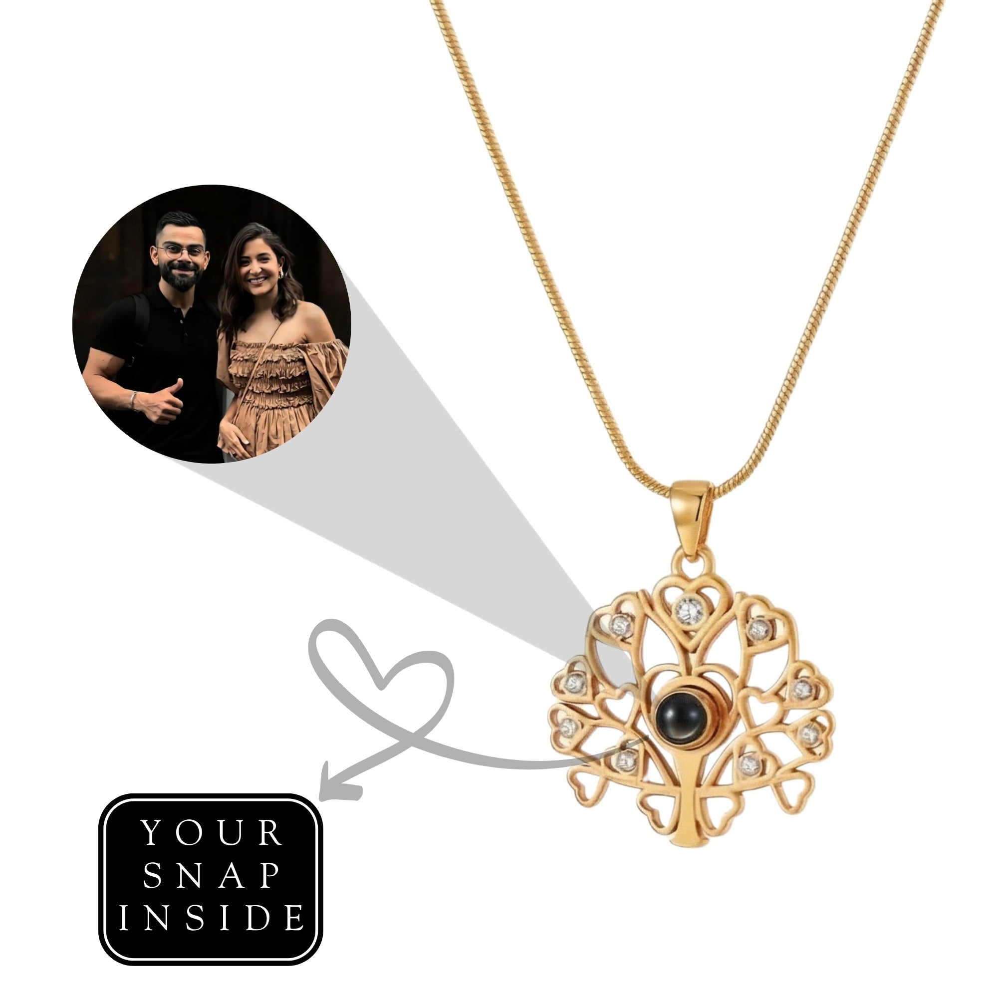 Tree of Life" Memory Projection Necklace-SnapEyelet