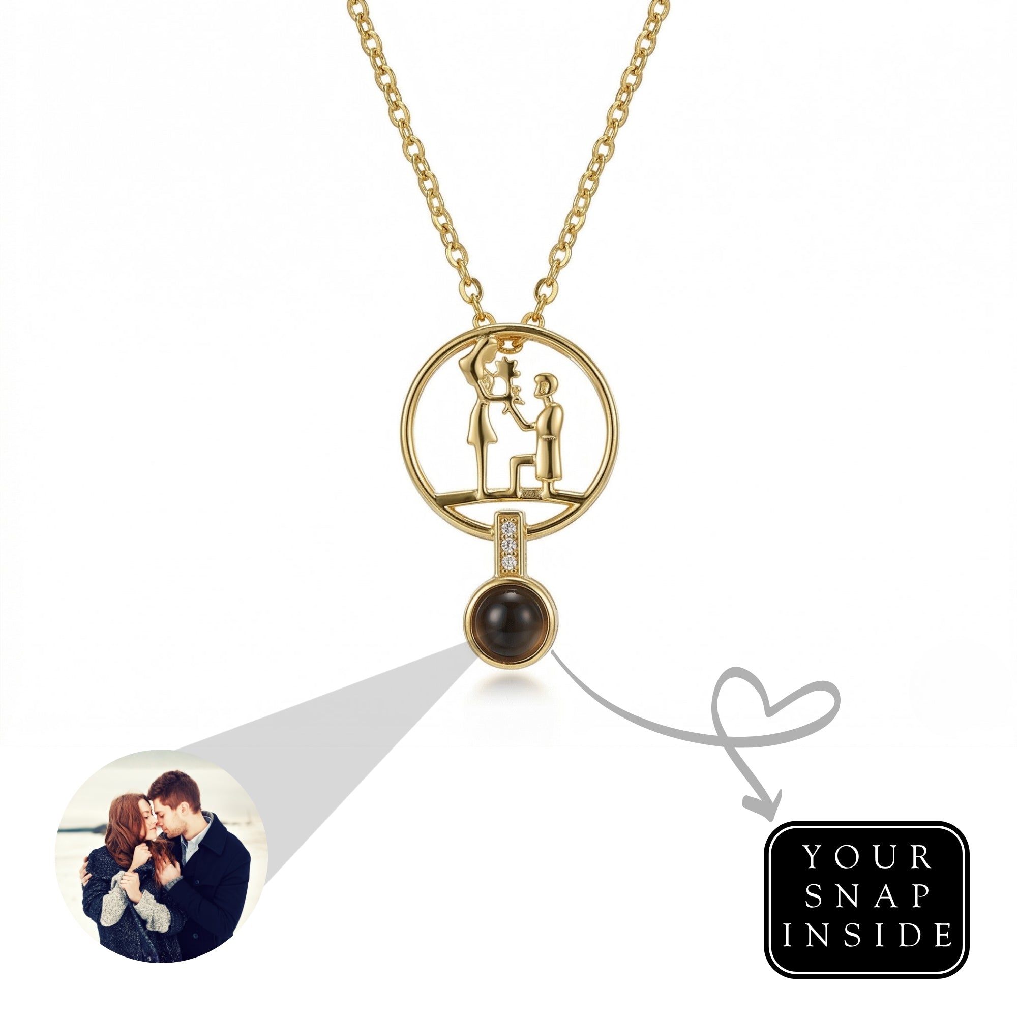 The Hidden Memory Projection propose Necklace"- SnapEyelet