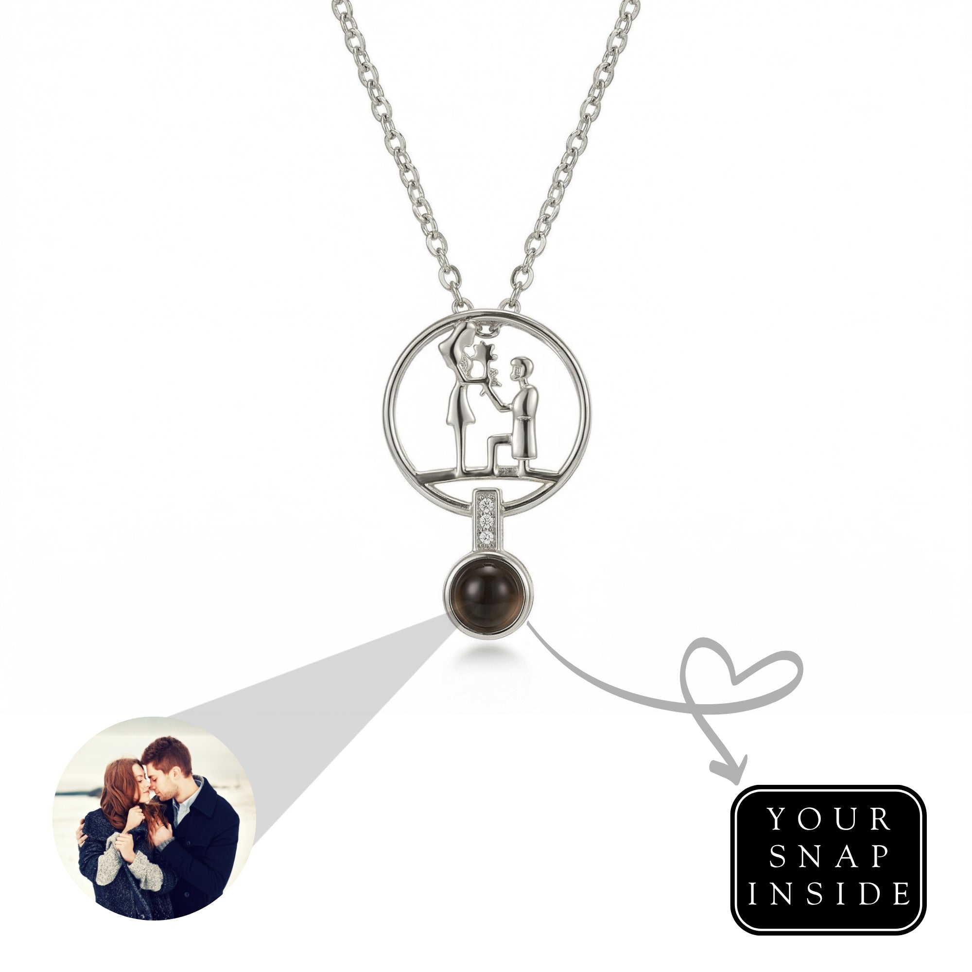 The Hidden Memory Projection propose Necklace"- SnapEyelet