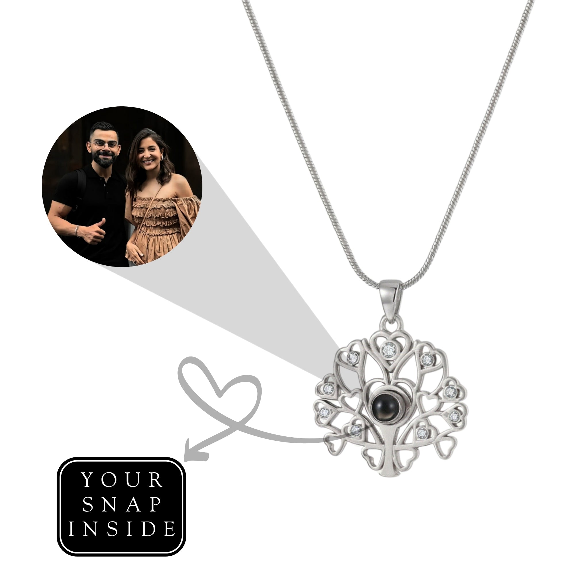 Tree of Life" Memory Projection Necklace-SnapEyelet