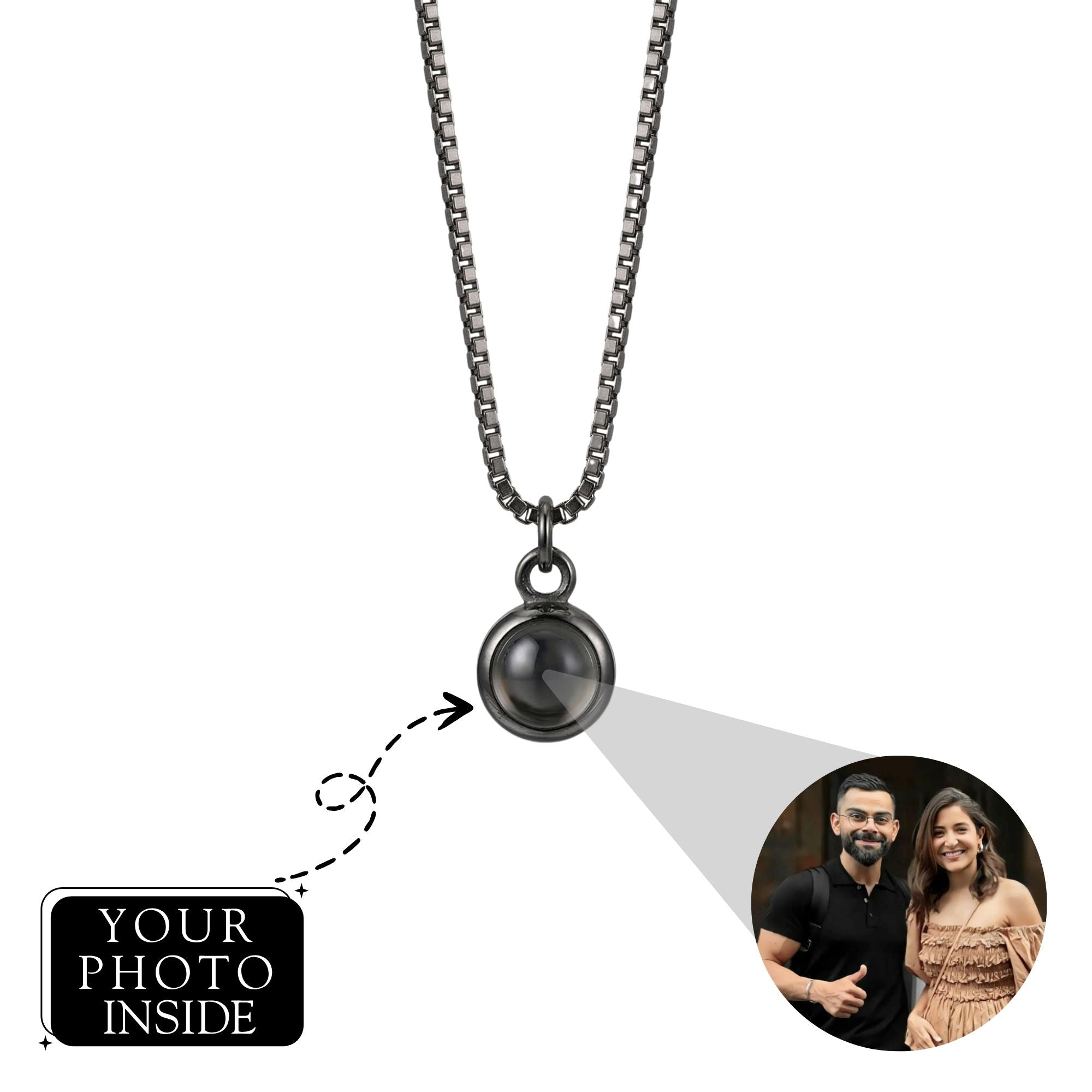 His/Her Drop Necklace SnapEyelet