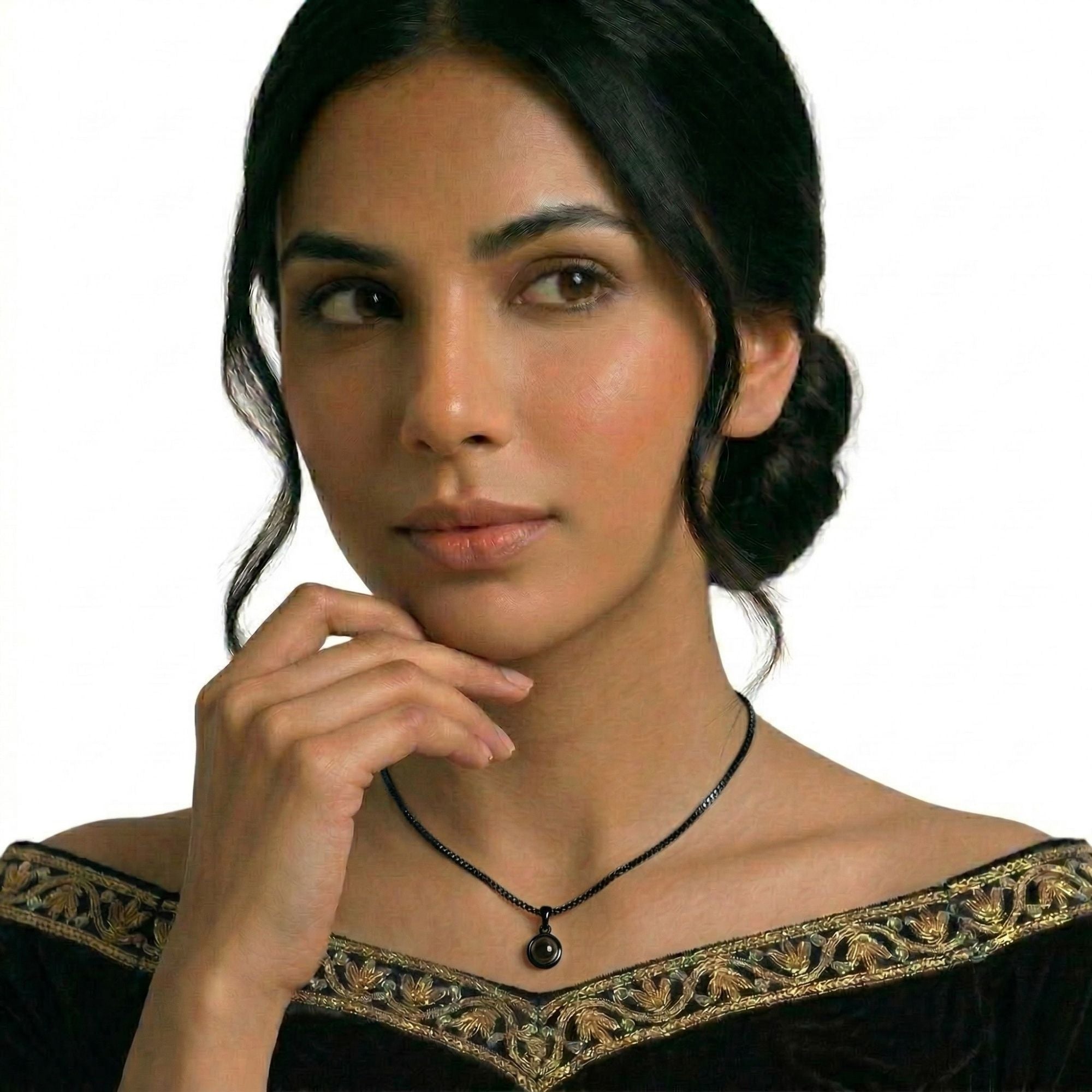 His/Her Drop Necklace SnapEyelet