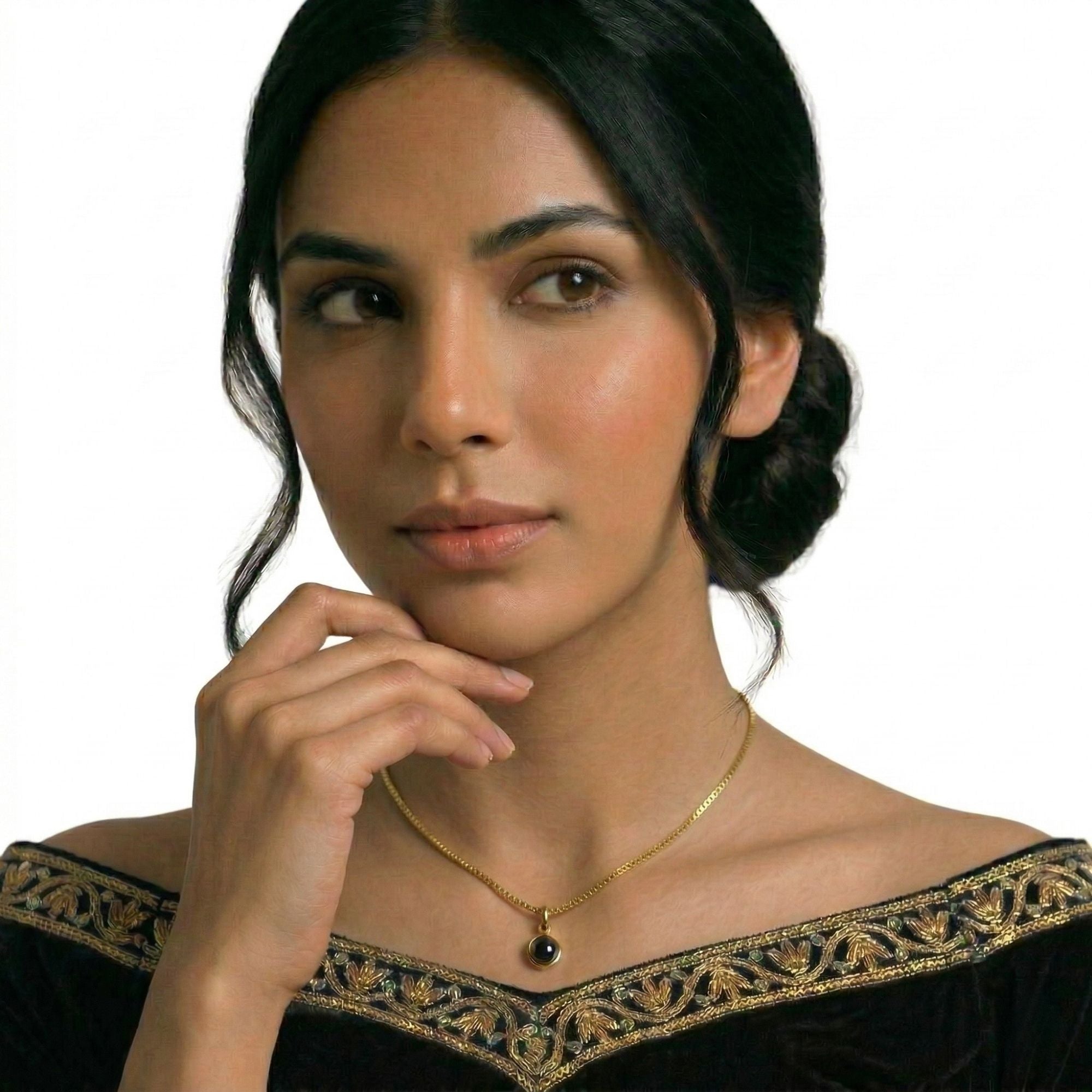 His/Her Drop Necklace SnapEyelet