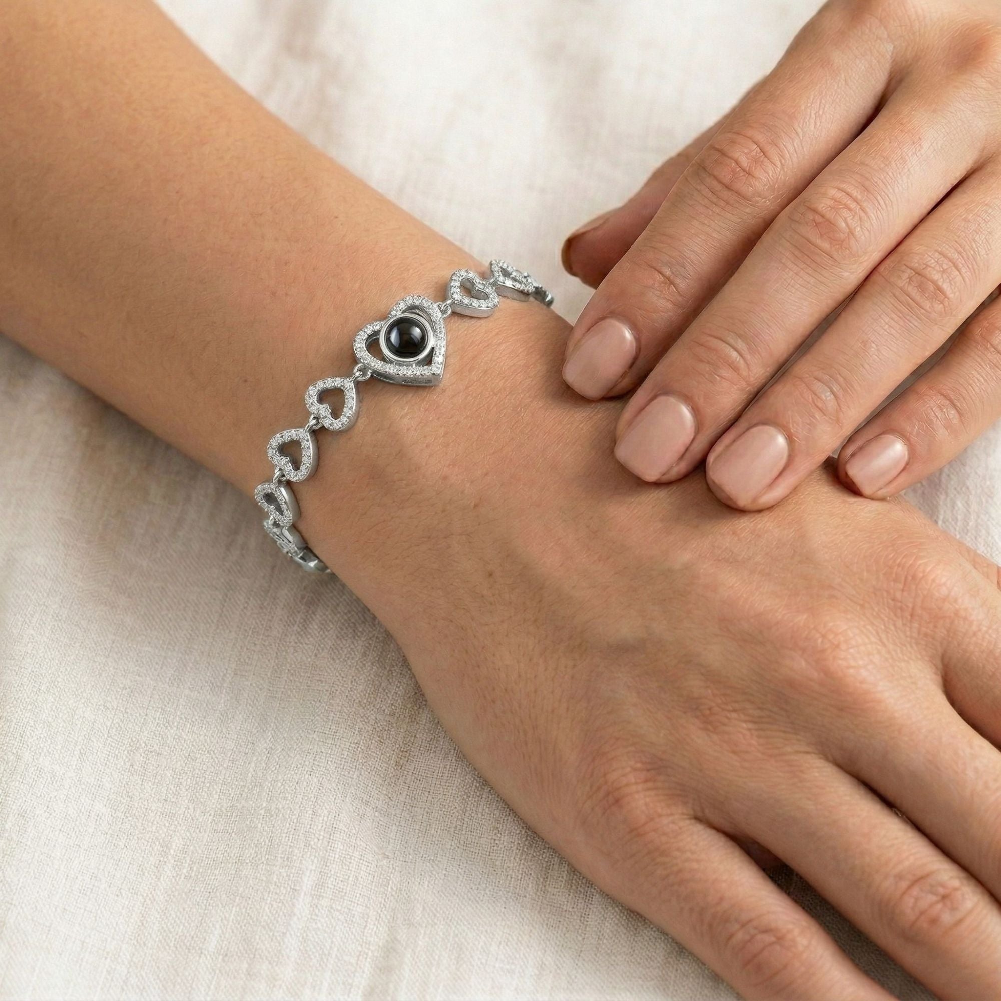 Multi Heart photo projection Bracelet- SnapEyelet