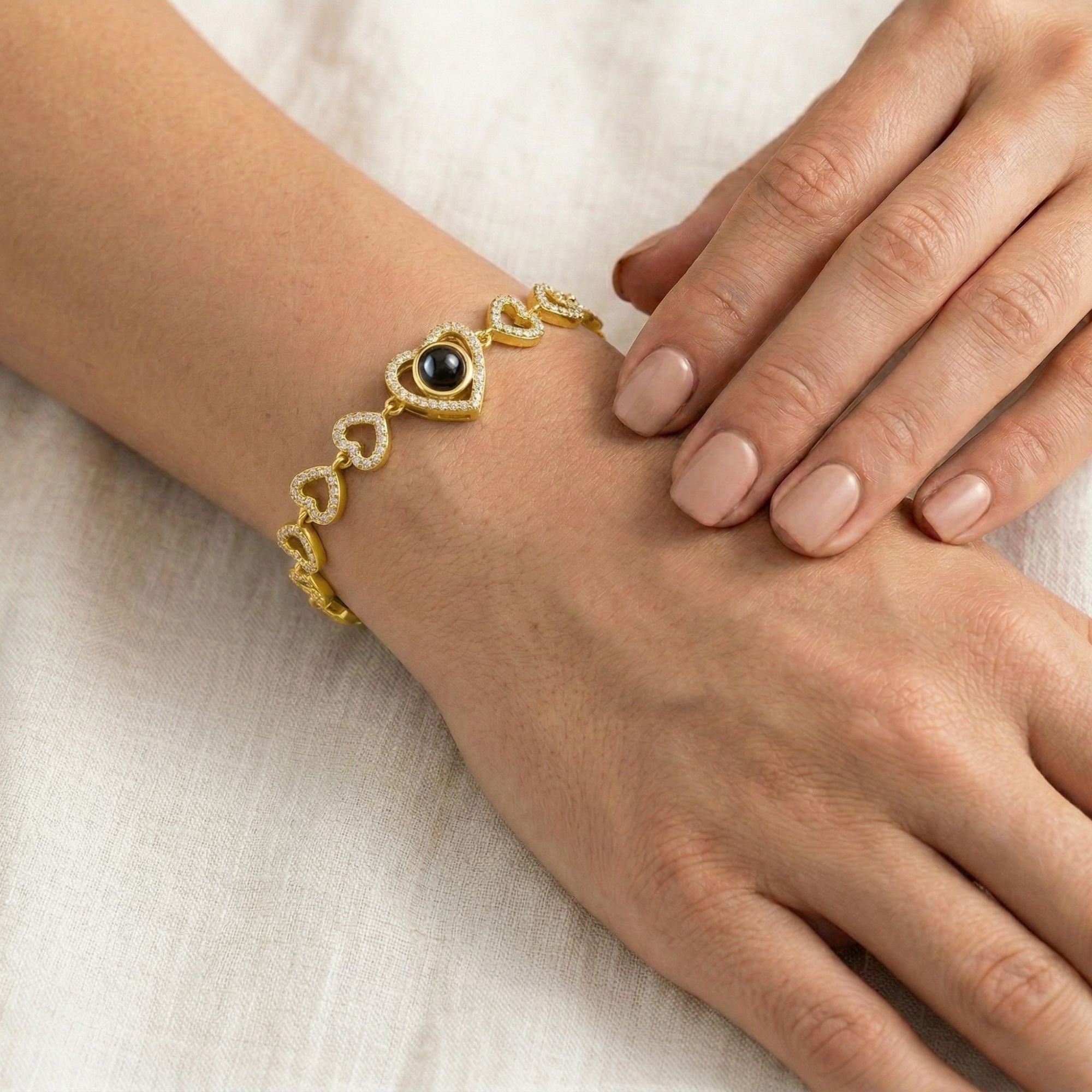 Multi Heart photo projection Bracelet- SnapEyelet