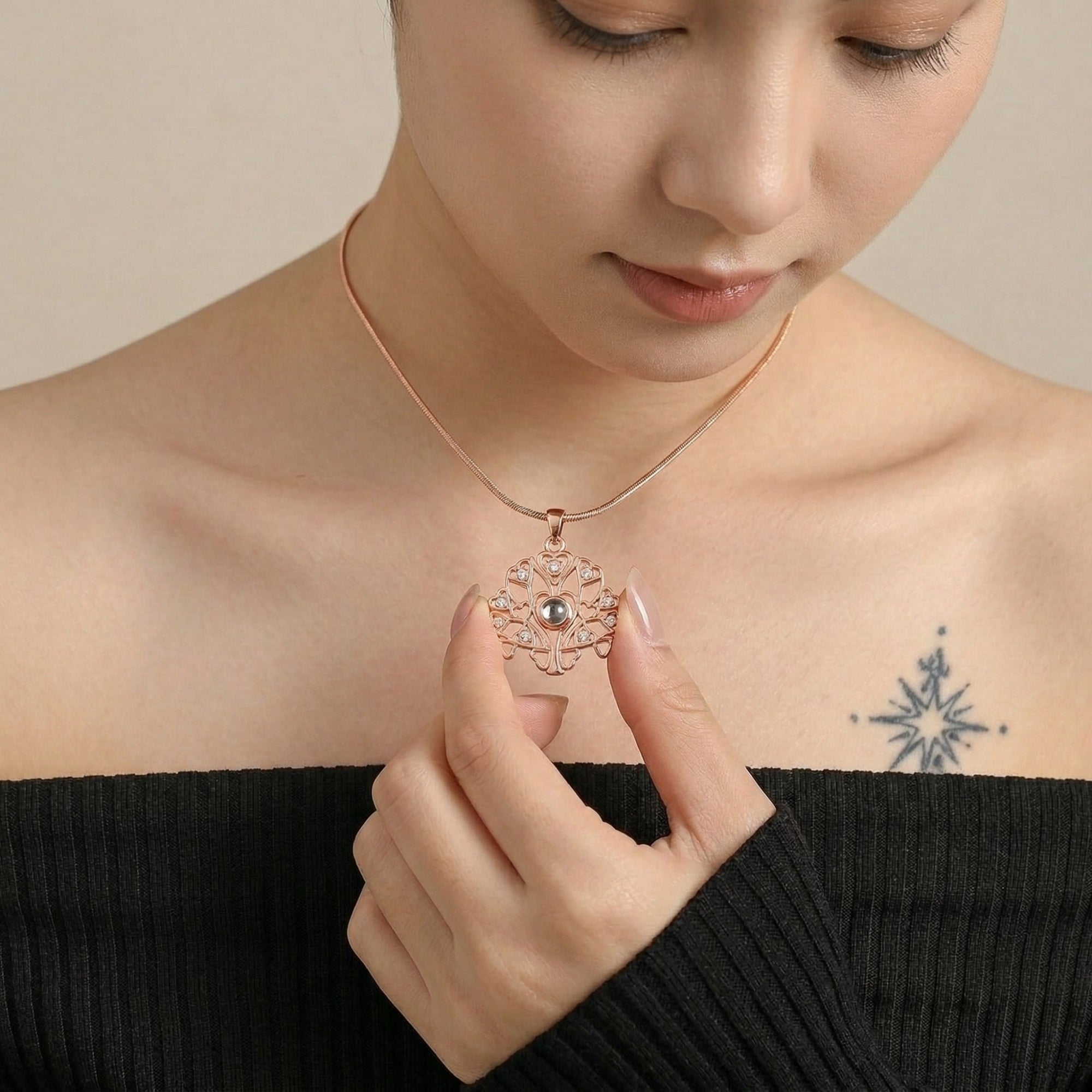 Tree of Life" Memory Projection Necklace-SnapEyelet