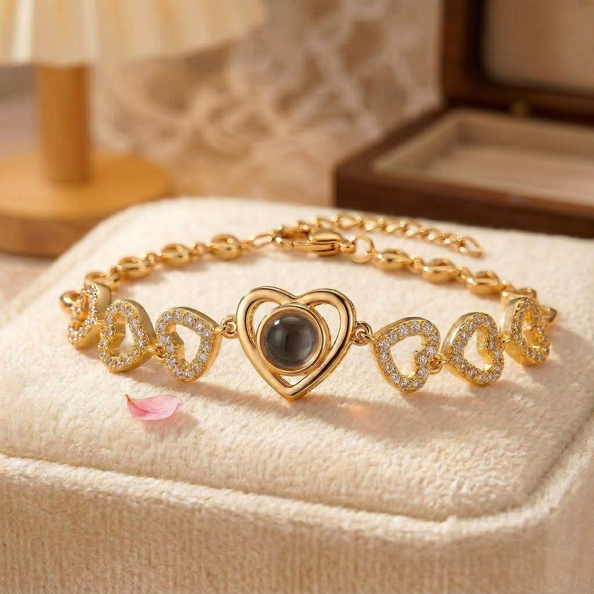 Multi Heart photo projection Bracelet- SnapEyelet