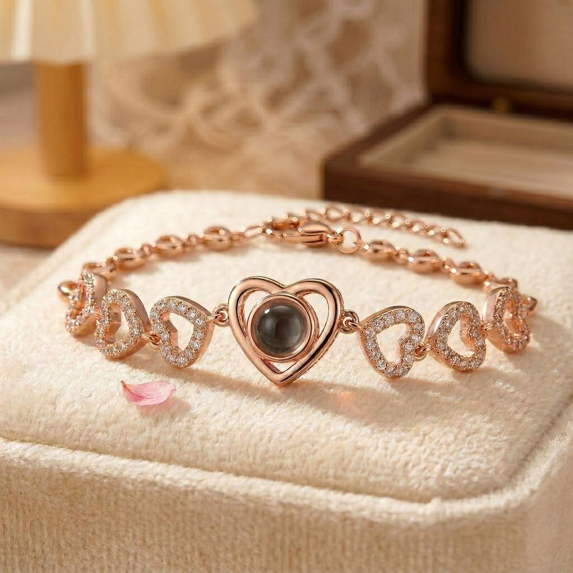 Multi Heart photo projection Bracelet- SnapEyelet