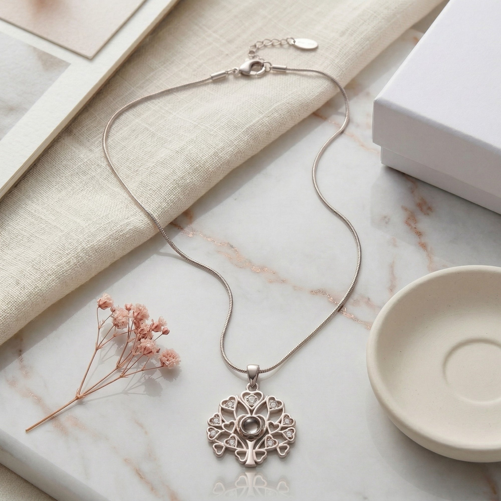 Tree of Life" Memory Projection Necklace-SnapEyelet