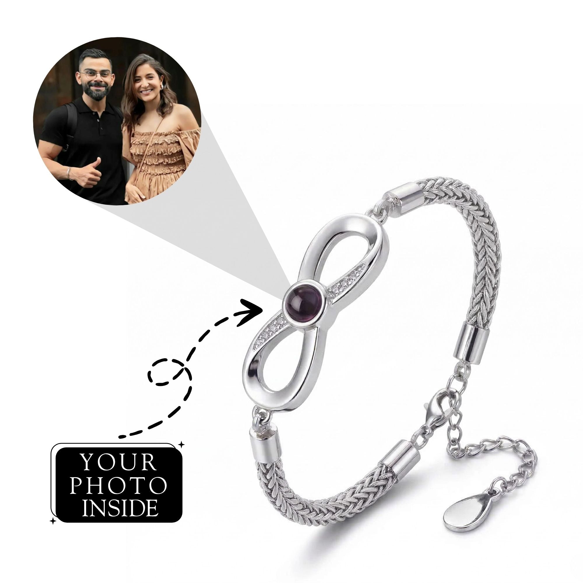 Infinity Braided Adjustable Bracelet – SnapEyelet