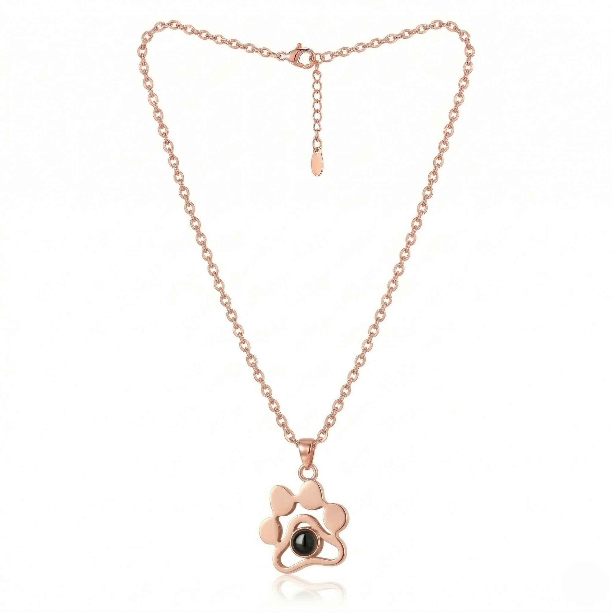 Personalized Pet  Memory photo projection Necklace- SnapEyelet