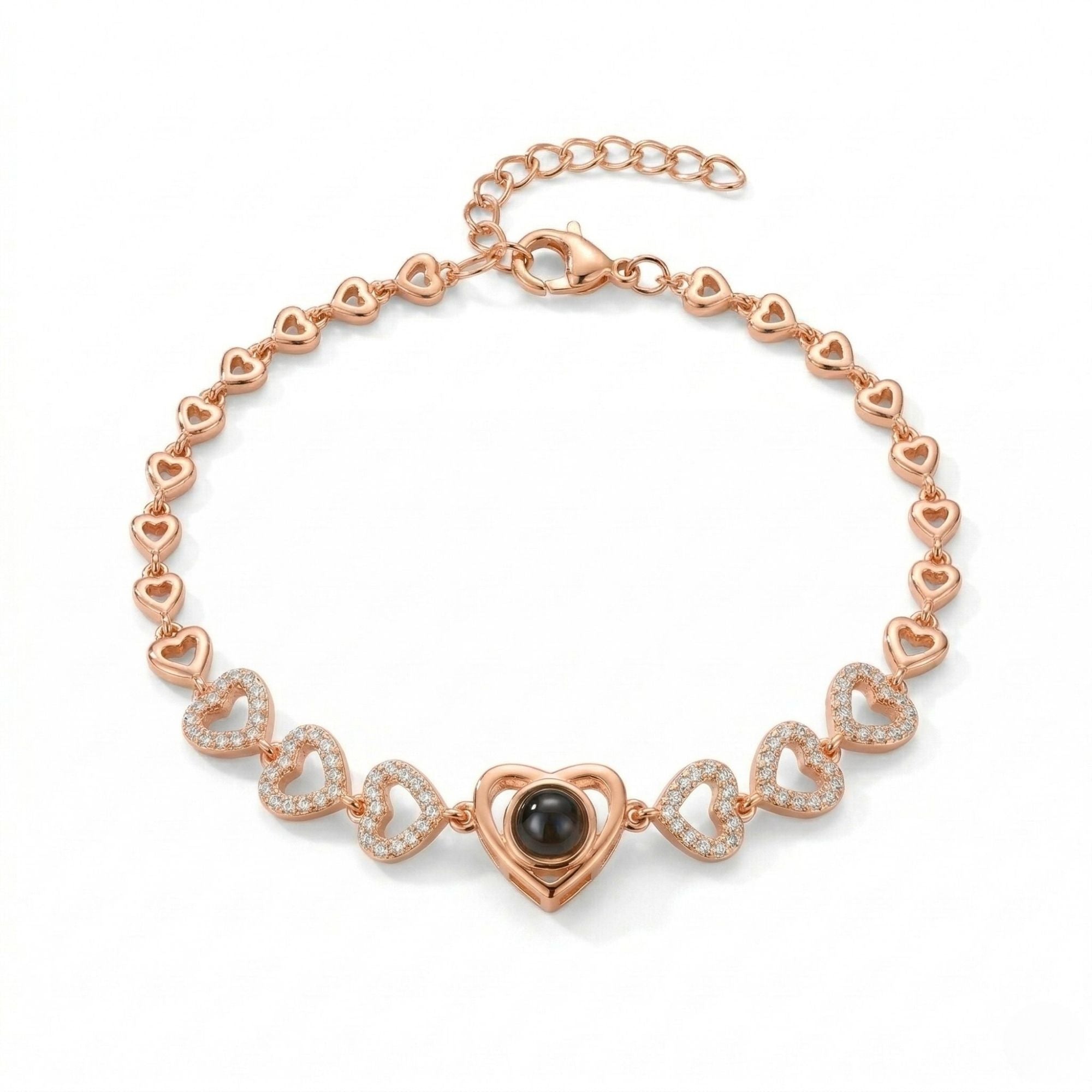 Multi Heart photo projection Bracelet- SnapEyelet