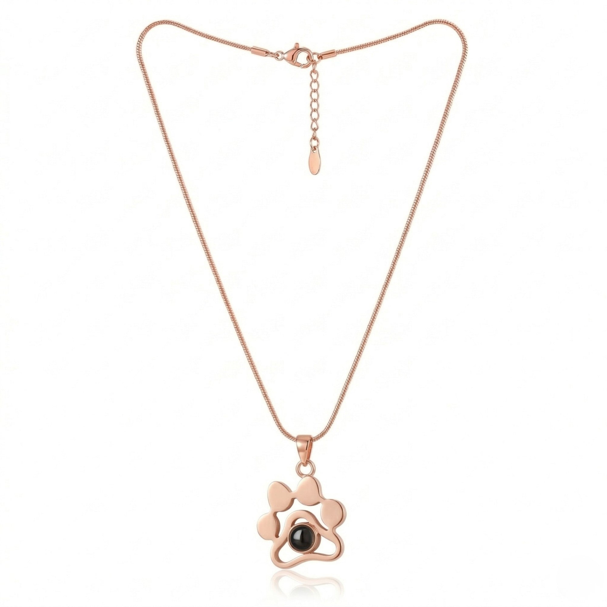 Personalized Pet  Memory photo projection Necklace- SnapEyelet