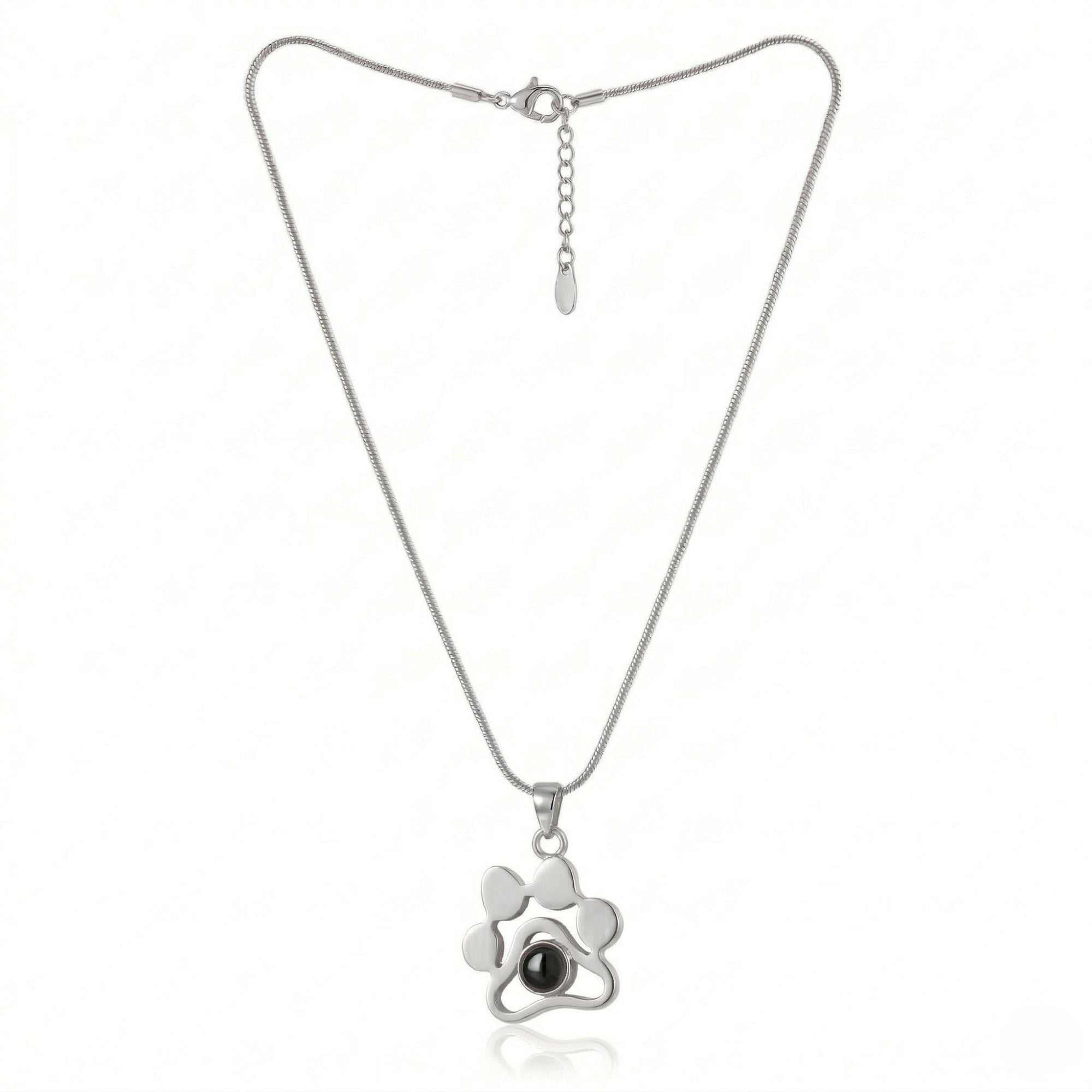 Personalized Pet  Memory photo projection Necklace- SnapEyelet