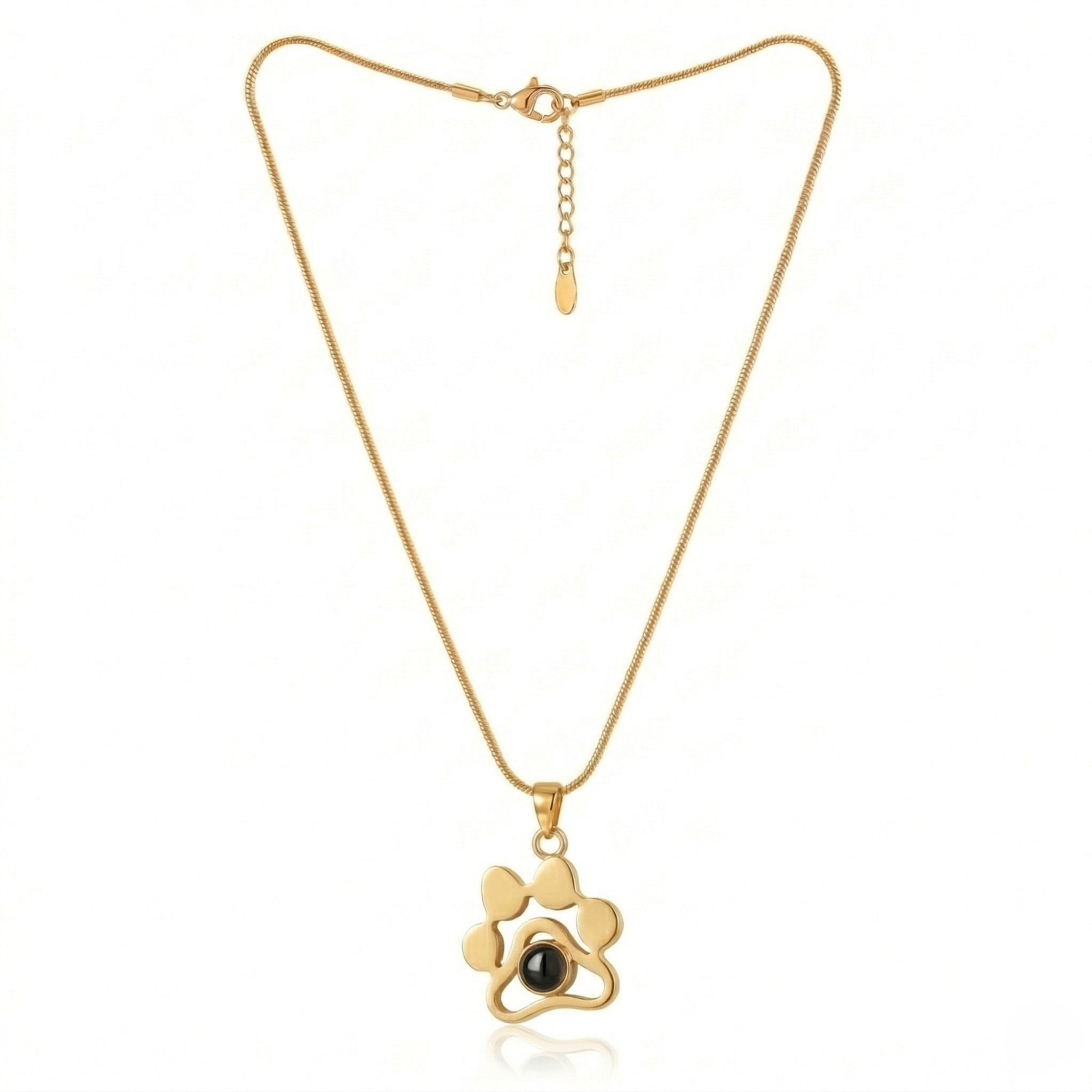 Personalized Pet  Memory photo projection Necklace- SnapEyelet