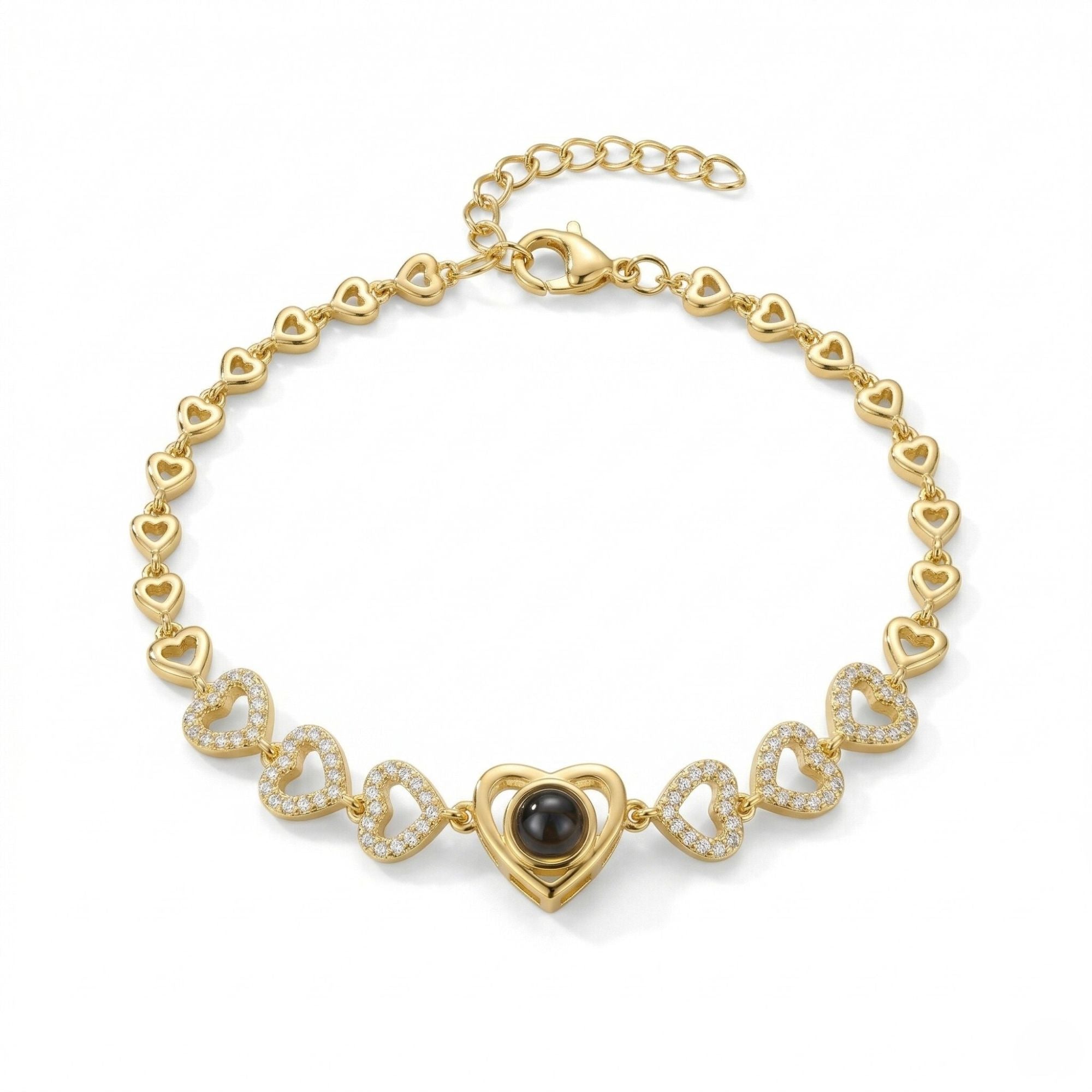 Multi Heart photo projection Bracelet- SnapEyelet